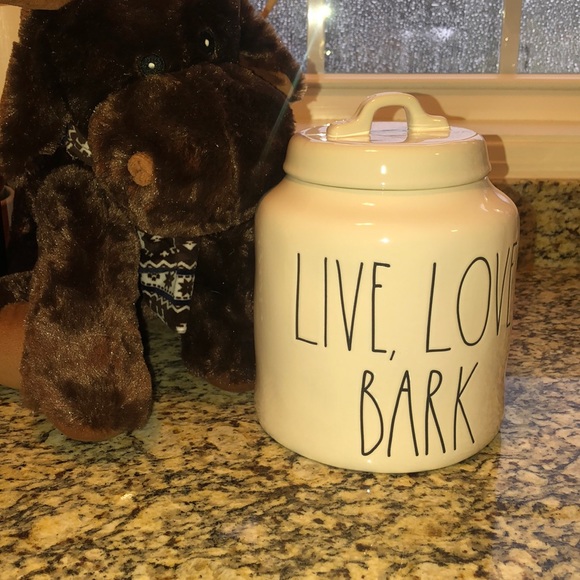 Rae Dunn Other - Rae Dunn LIVE, LOVE, BARK Canister
